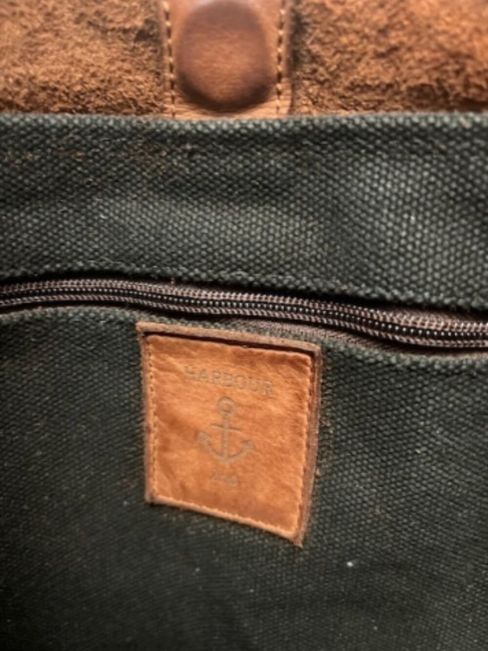 Harbour 2nd Brown Large Leather Tote Shoulder Bag NWT - Picture 6 of 6